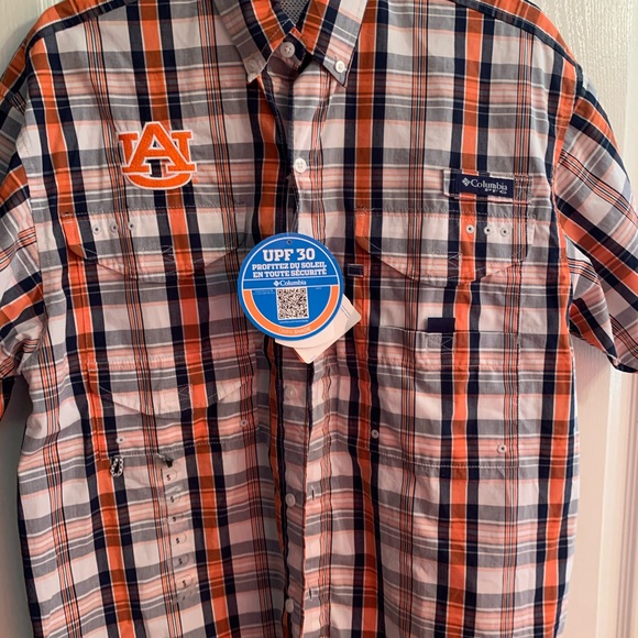Columbia Omni shade button down short sleeve shirt - Picture 2 of 5